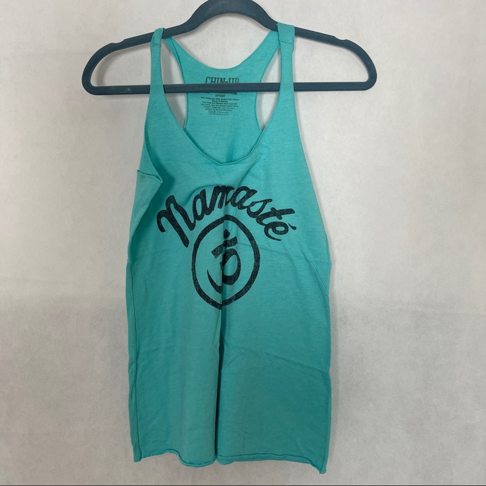 Namaste Size S Razorback Top chin up apparel